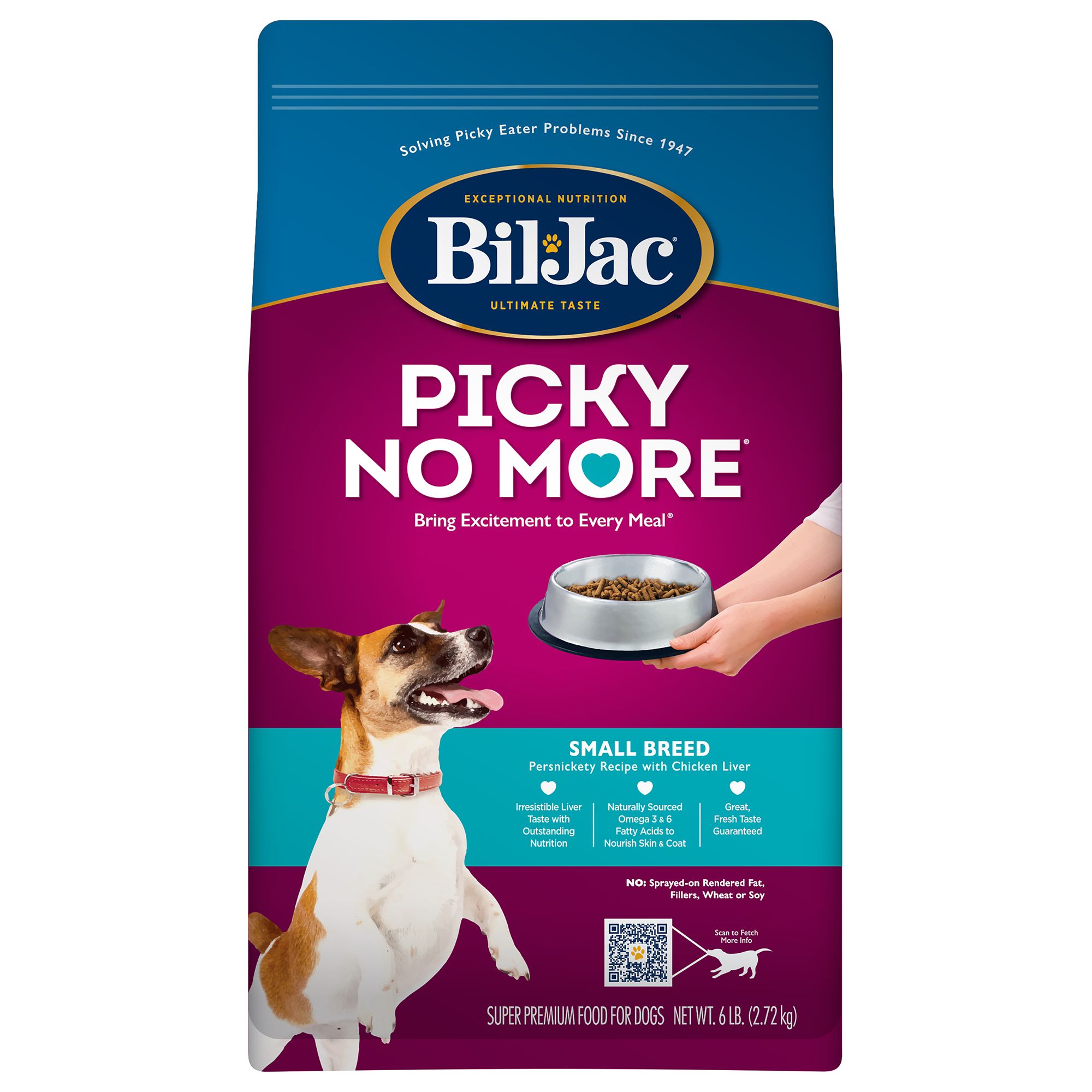 Bill-Jac® Picky No More Small Breed Adult Dry Dog Food - Persnickety Recipe