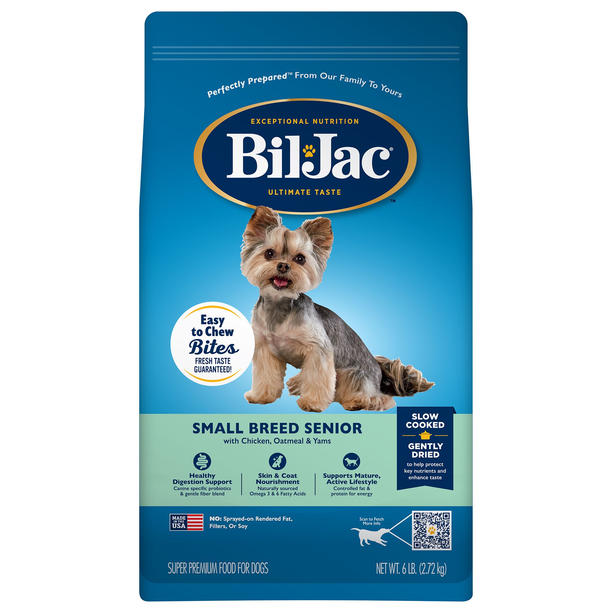 Bil Jac Small Breed Senior Dry Dog Food Chicken dog Dry Food