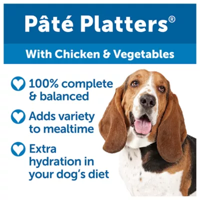 Product Bil-Jac® Pate Platters Adult Wet Dog Food - Grain Free, Chicken & Vegetables, 13 oz