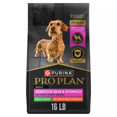 Purina Pro Plan Adult Sensitive Skin Stomach Small Breed Salmon Rice Formula Dry Dog Food 4 lb