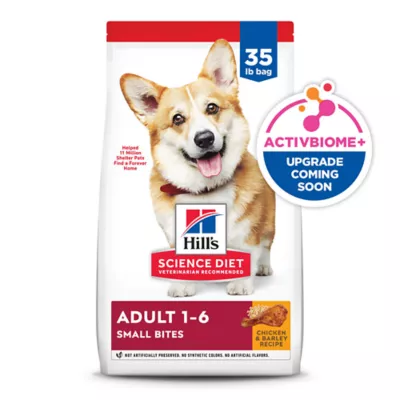 Hill s Science Diet Adult Small Bites Chicken Barley Recipe Dry Dog Food 15 lbs