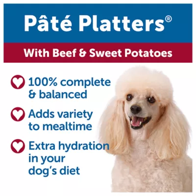 Product Bil-Jac® Pate Platters Adult Wet Dog Food - Grain Free, Beef & Sweet Potatoes, 13 oz