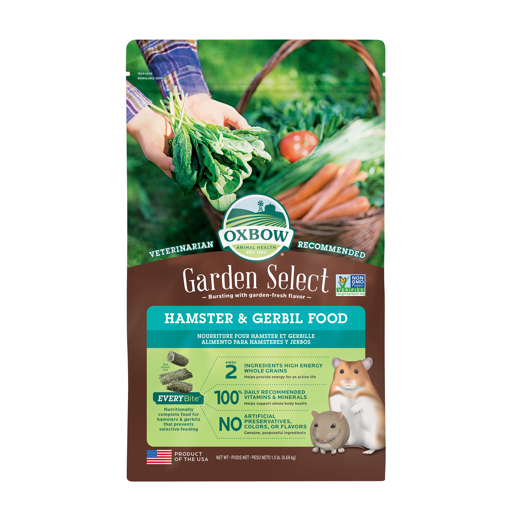 Oxbow Garden Select Hamster Gerbil Food Small Pet Food Petsmart