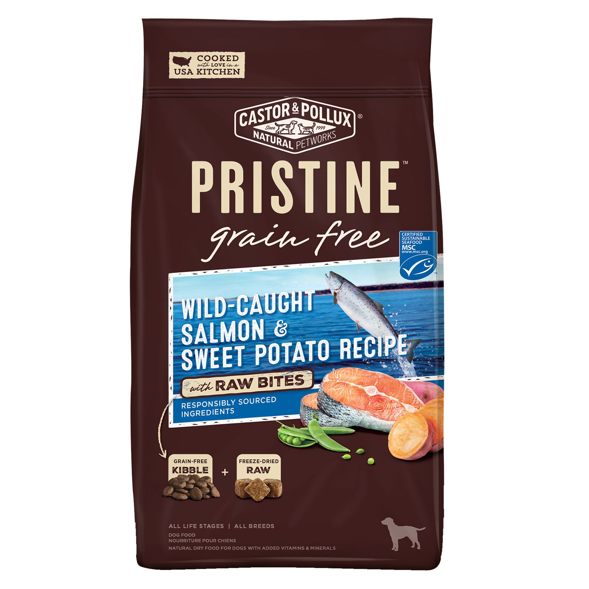 castor and pollux salmon dog food