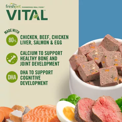 Freshpet Vital® Grain Free Chicken, Beef & Salmon Puppy Recipe