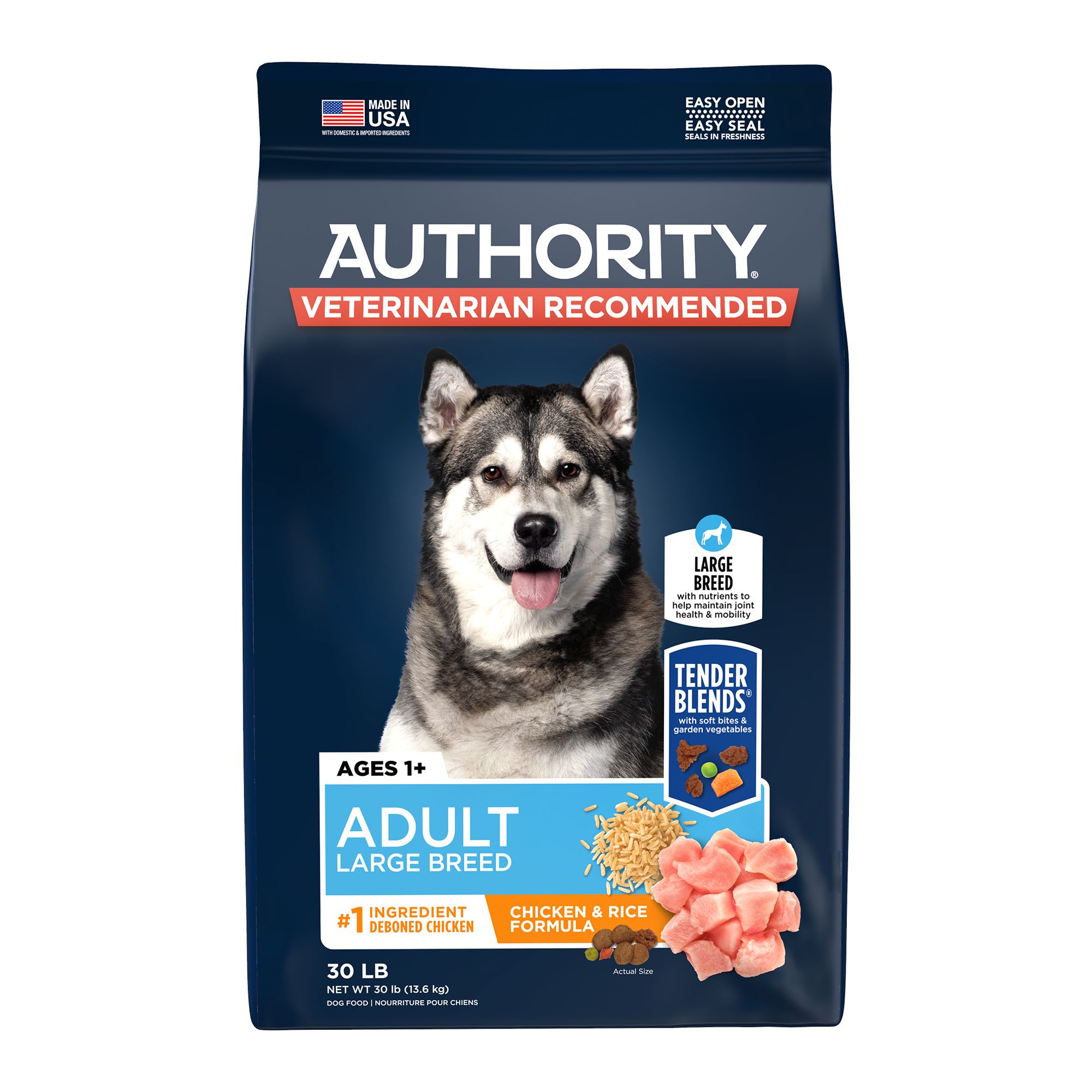 Authority large breed grain free hotsell