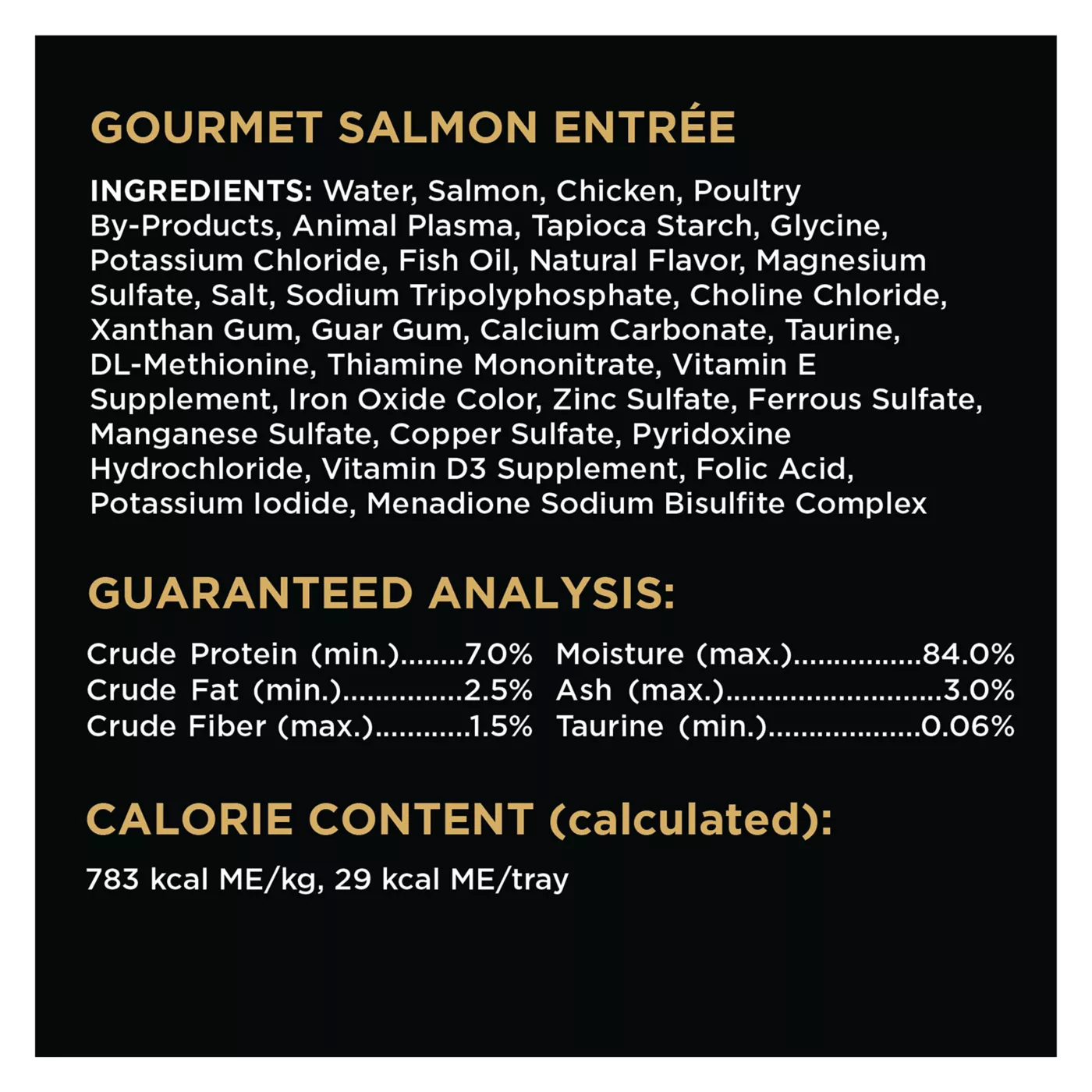 Calories in sheba wet cat food hotsell