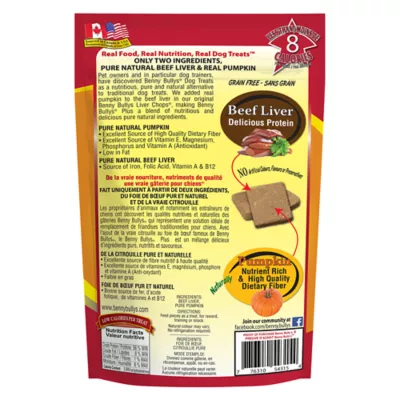 Product Benny Bully's Plus Dog Treat - Natural, Beef Liver & Pumpkin