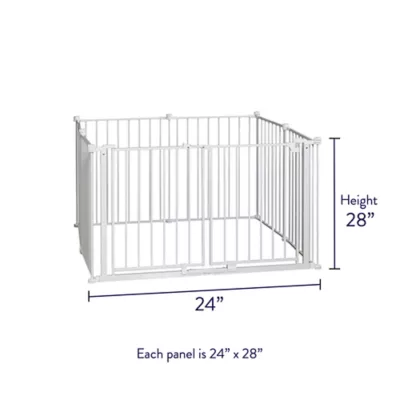 Product Top Paw® 2-in-1 Double Door Pet Gate & Pen