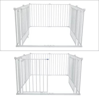 Product Top Paw® 2-in-1 Double Door Pet Gate & Pen