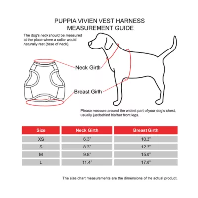 Puppia® Vivien Gingham Ruffle Air-Mesh Step-In Dog Harness - Image 4