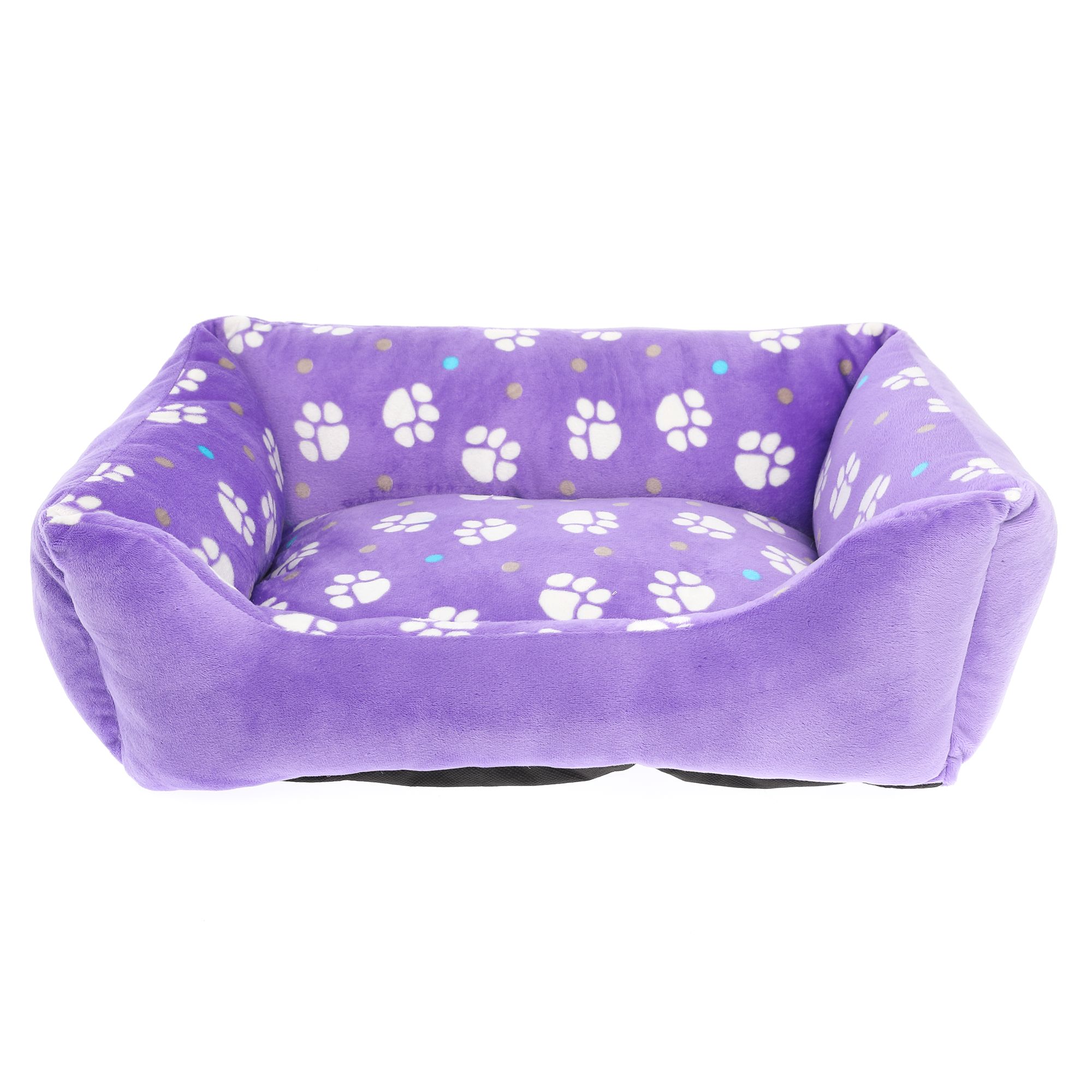 Grreat Choice® Paw Print Cuddler Pet Bed dog Cuddler Beds PetSmart