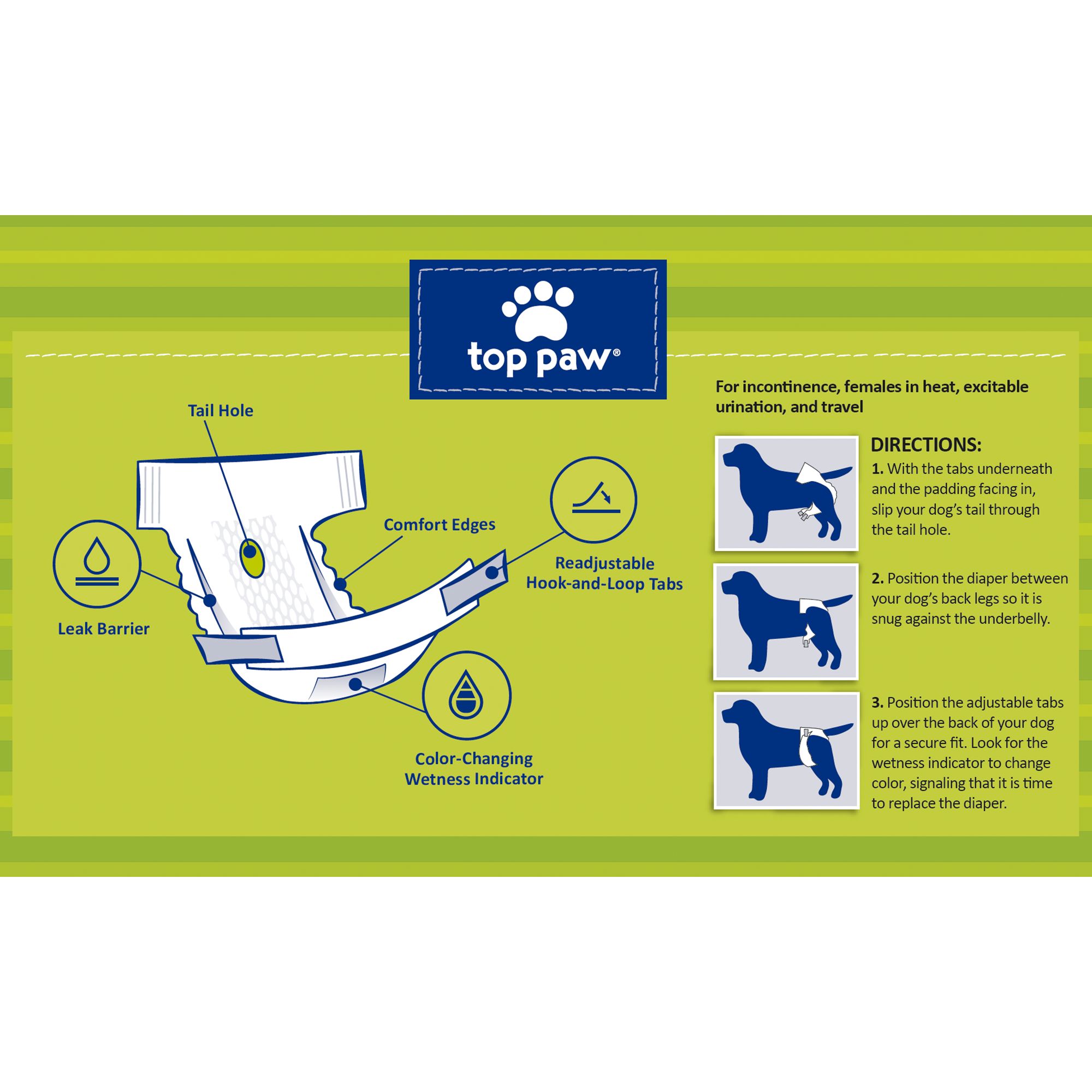 dog diapers for females in heat petsmart