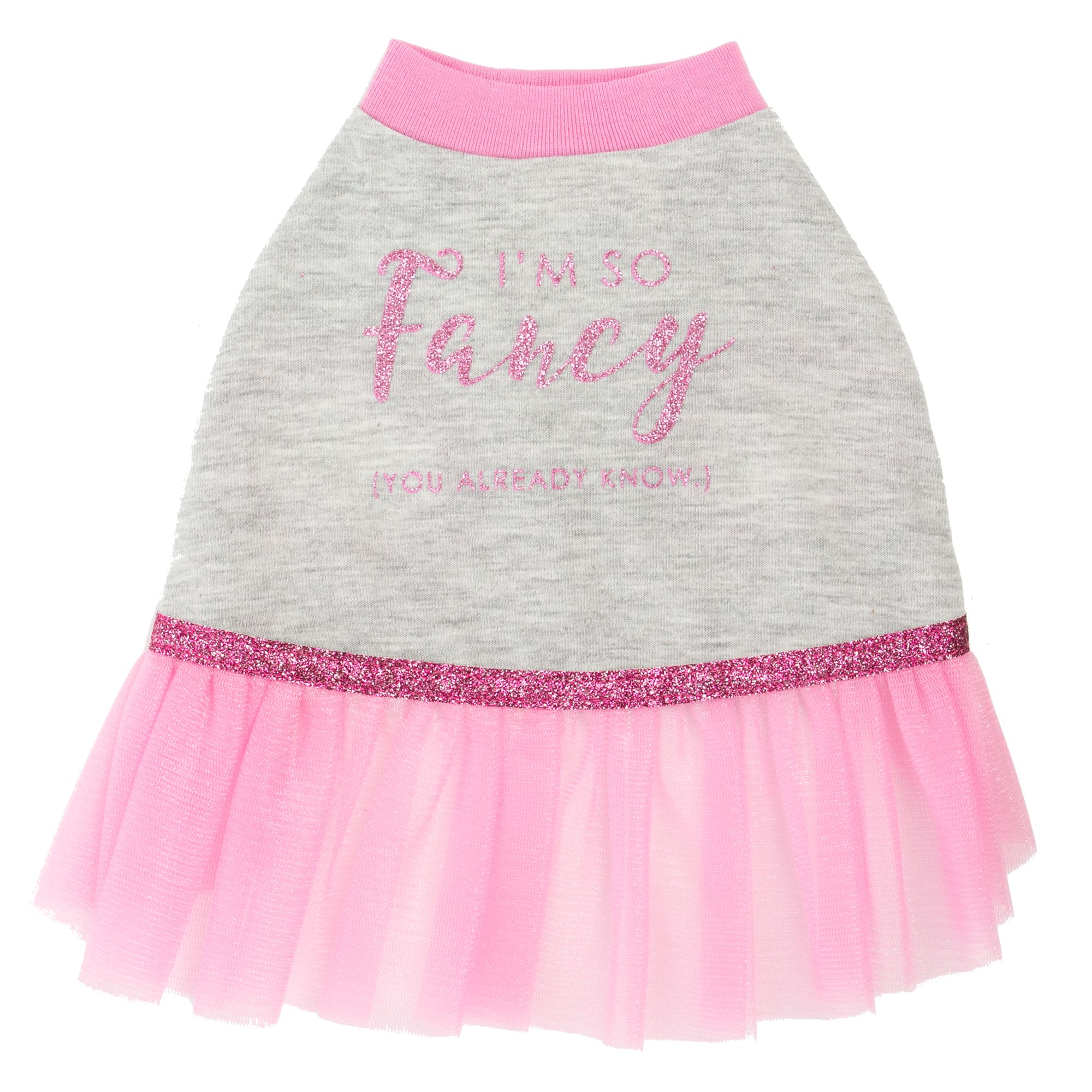 Top Paw® "I'm So Fancy" Tulle Dog Dress dog Dresses PetSmart