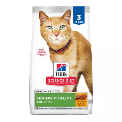 Product Hill's® Science Diet® Senior Vitality Adult Senior 7+ Dry Cat Food - Chicken