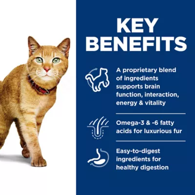 Product Hill's® Science Diet® Senior Vitality Adult Senior 7+ Dry Cat Food - Chicken