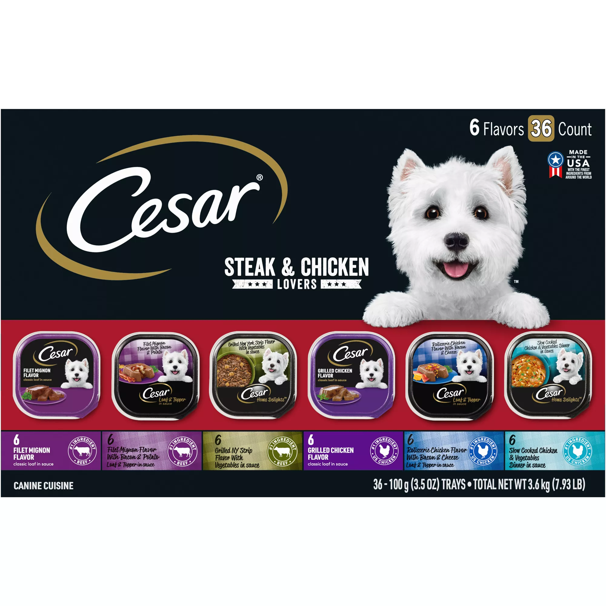 Petsmart cesar dog food best sale