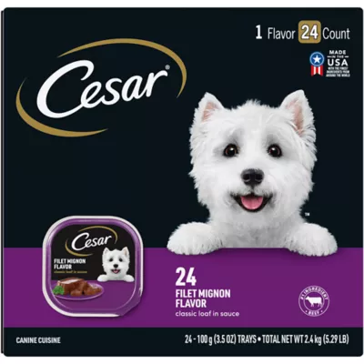 Product Cesar® Classics Adult Wet Dog Food - Loaf, 24 Count