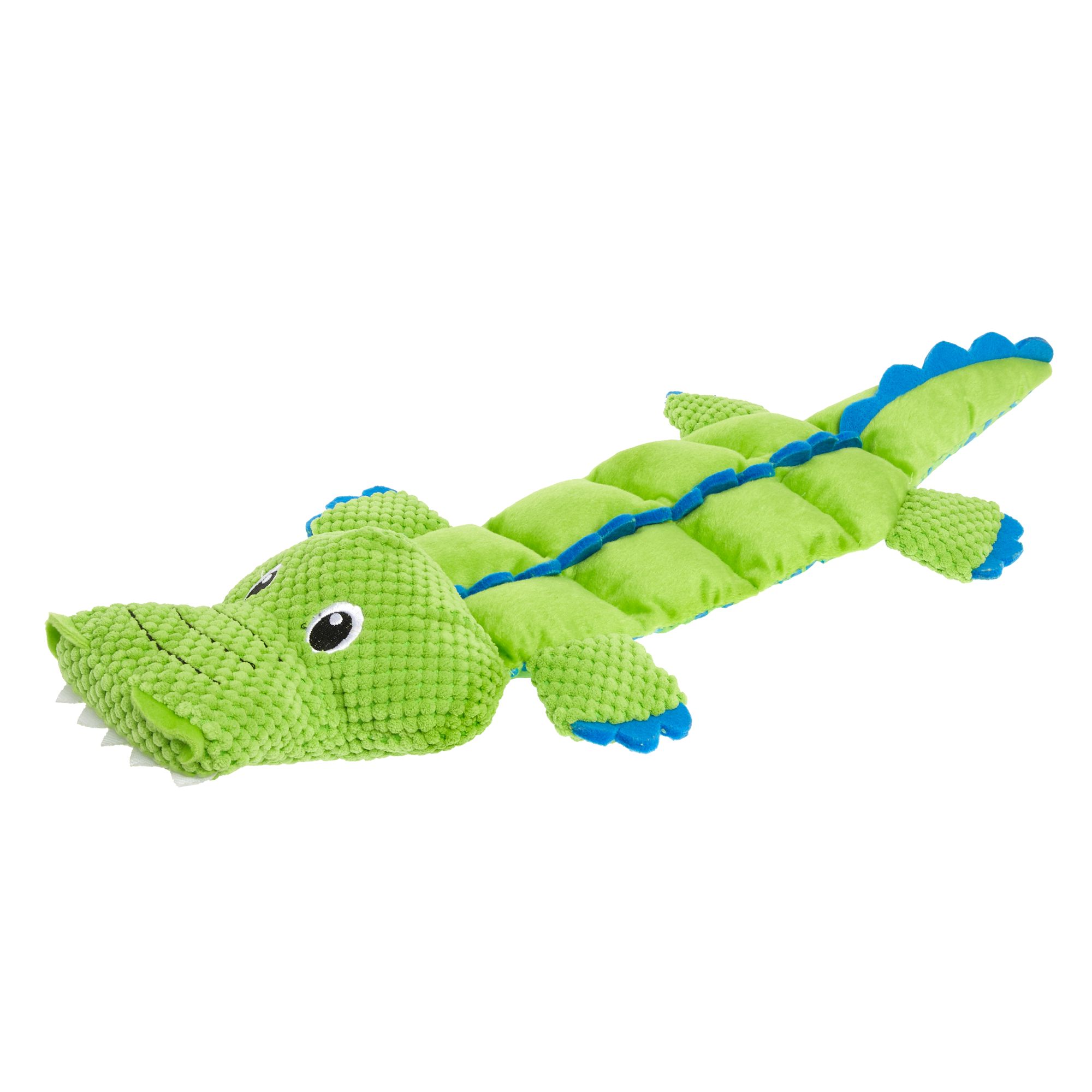 stuffed alligator dog toy