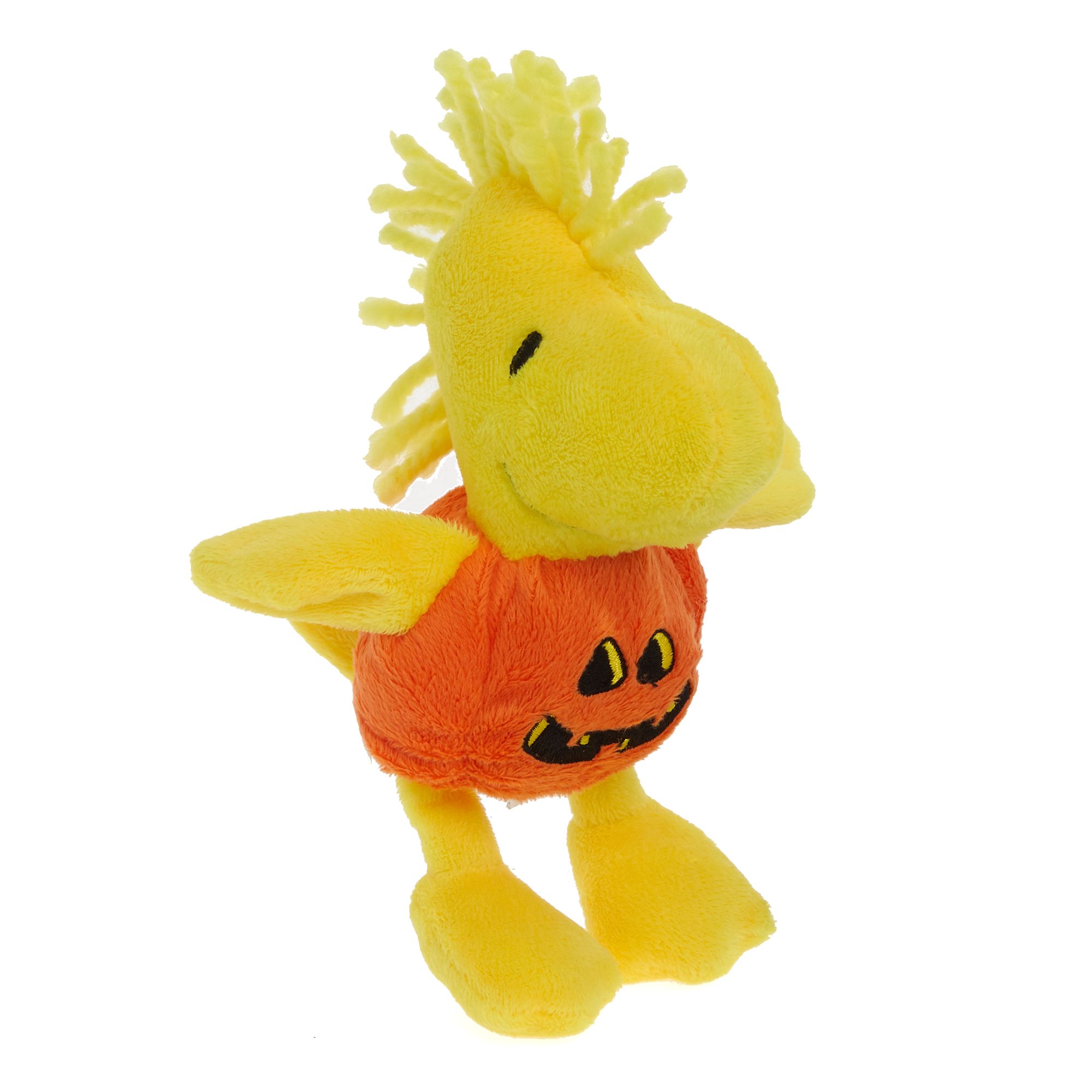 Peanuts&reg; Halloween Woodstock Pumpkin Dog Toy - Plush, Squeaker