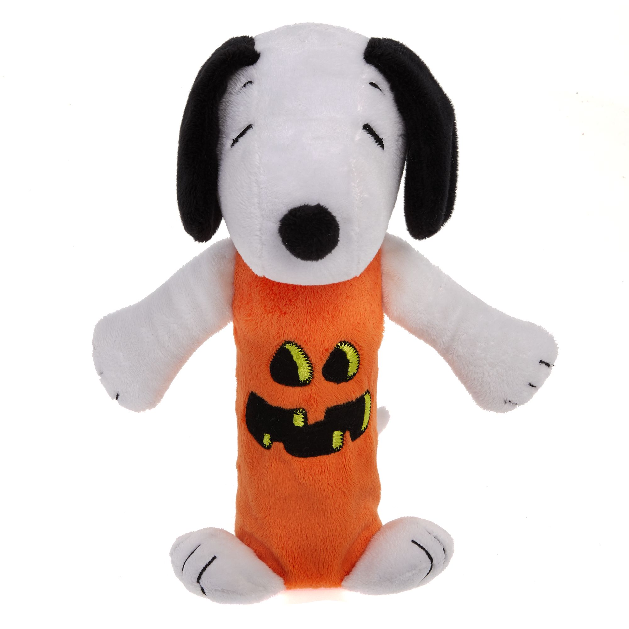 Peanuts&reg; Halloween Snoopy Pumpkin Bottle Crunch Dog Toy - Plush, Squeaker