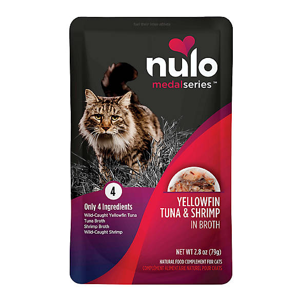 Nulo MedalSeries Cat Food Topper Natural, Yellowfin Tuna & Shrimp