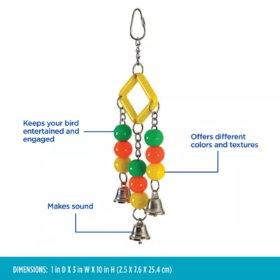 Product All Living Things® Diamond Ball Bird Toy