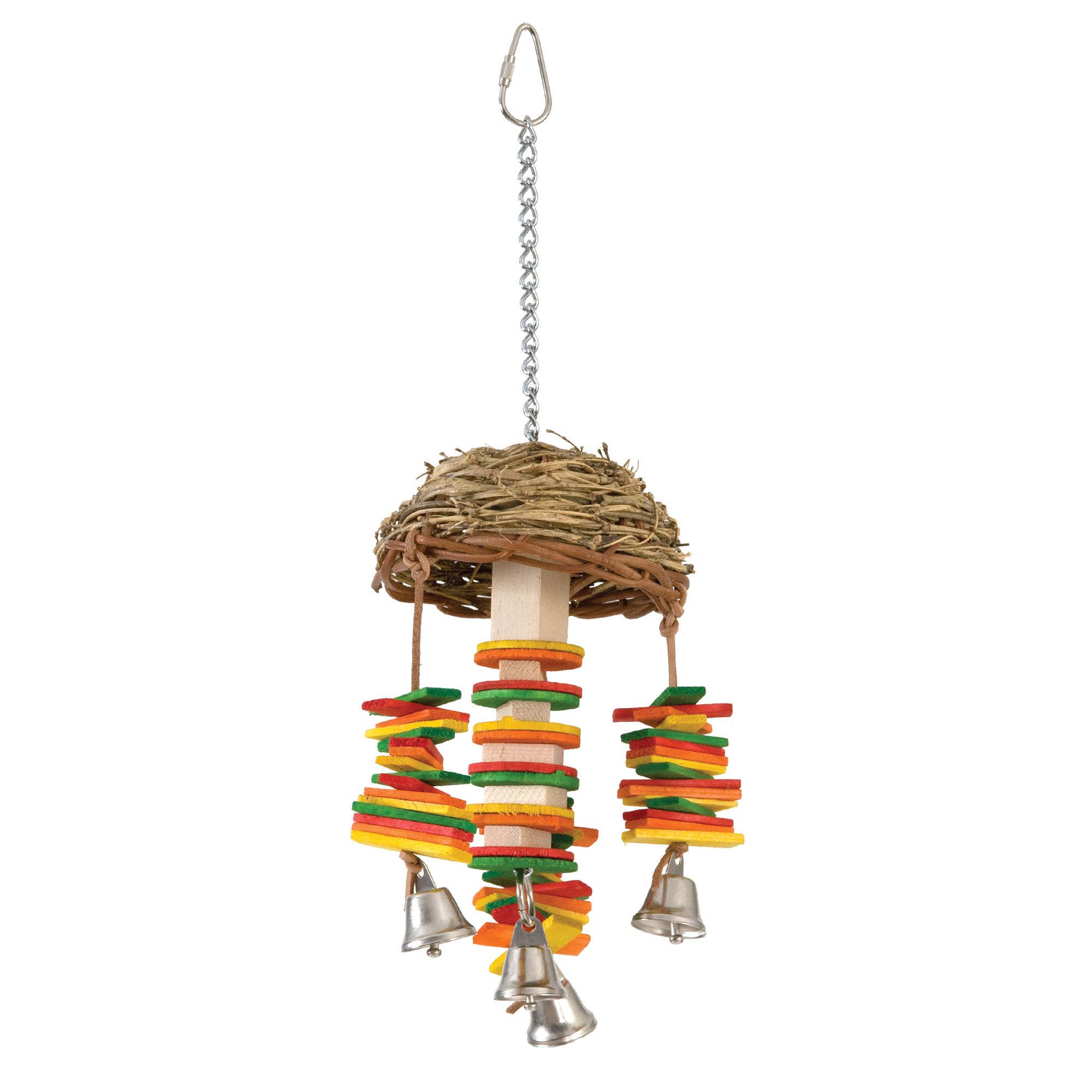 Hanging Basket Bird Toy