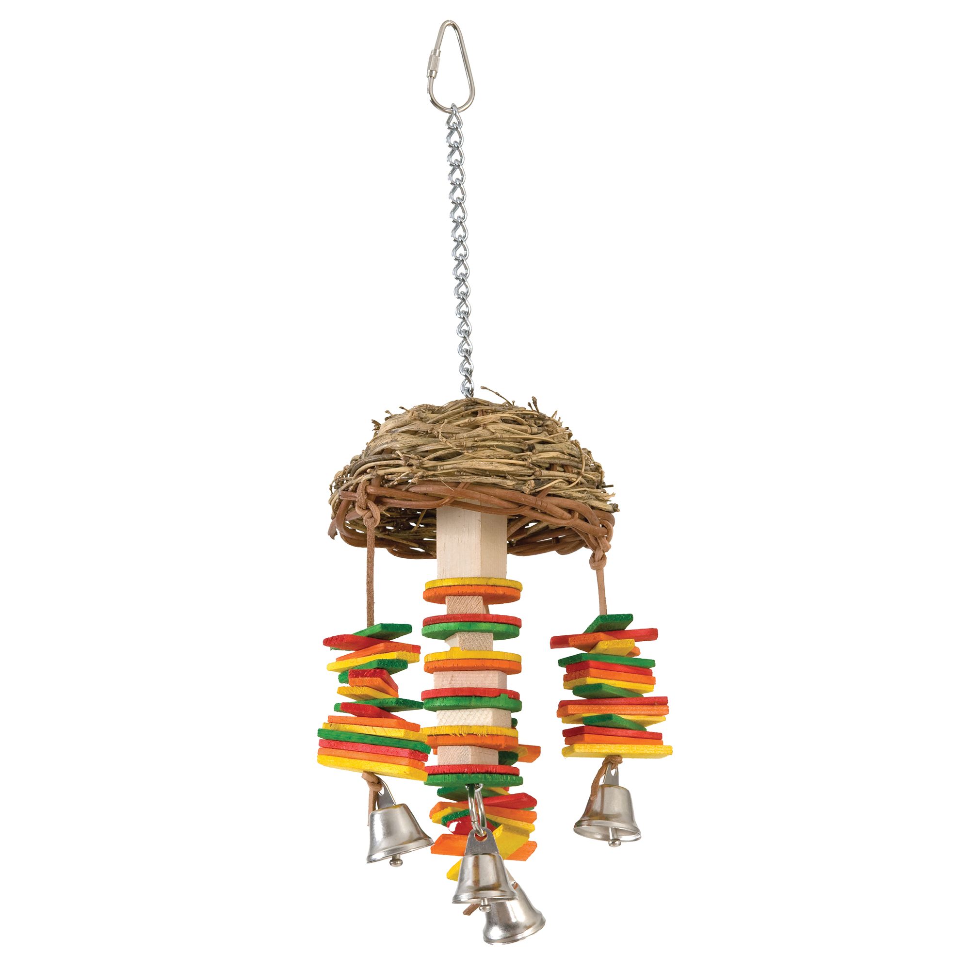 Hanging Basket Bird Toy