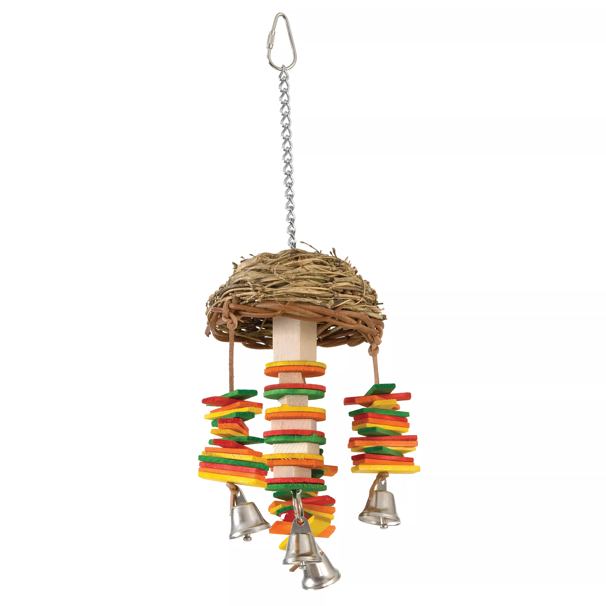 All Living Things® Hanging Basket Bird Toy