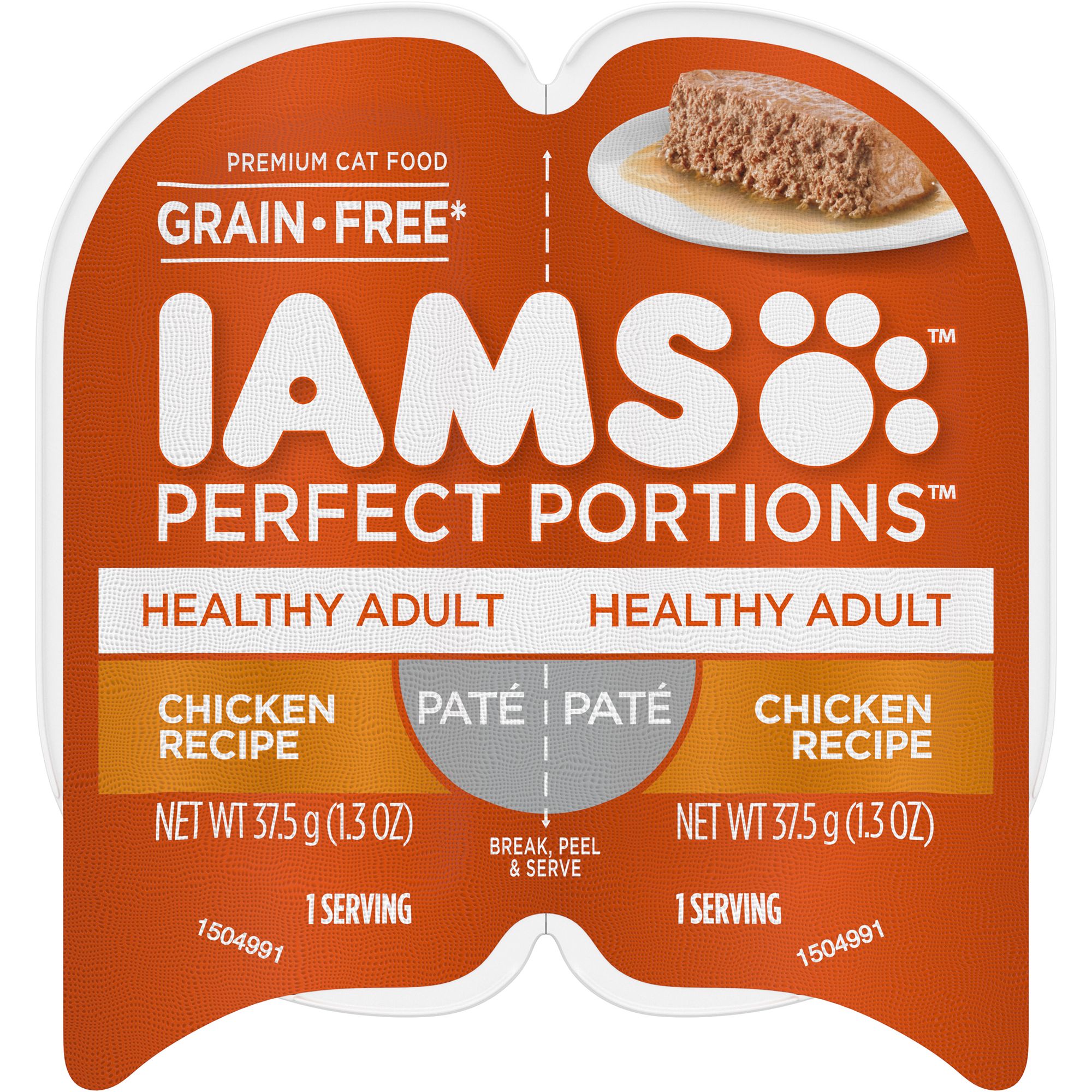 Iams Perfect Portions Healthy Adult Wet Cat Food Grain Free