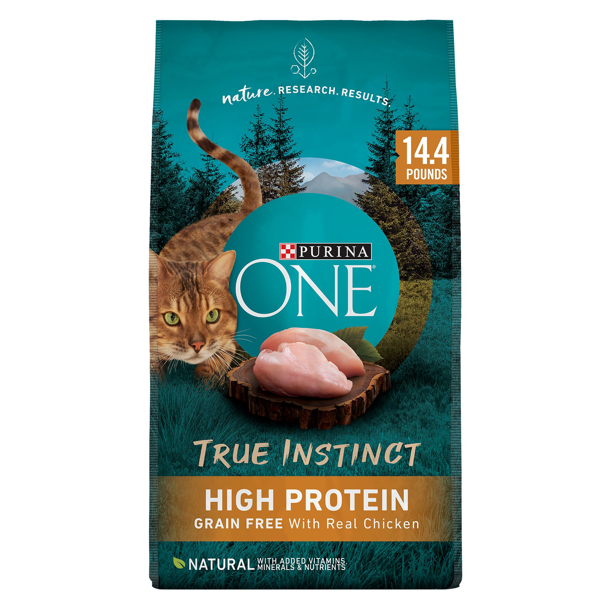 Purina ONE True Instinct Adult Cat Dry Food Chicken High