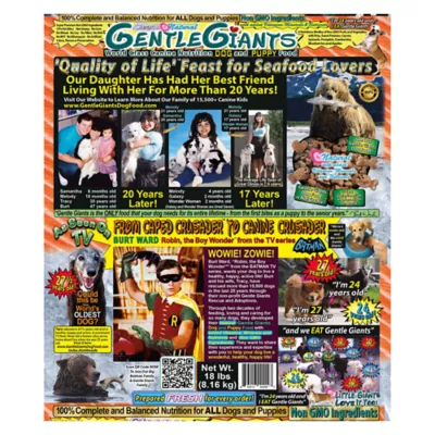 Product Gentle Giants All Life Stages Dry Dog Food - Natural, Non-GMO, Grain Free, Salmon