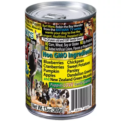 Product Gentle Giants All Life Stages Wet Dog Food - Natural, Non GMO, 13 Oz.