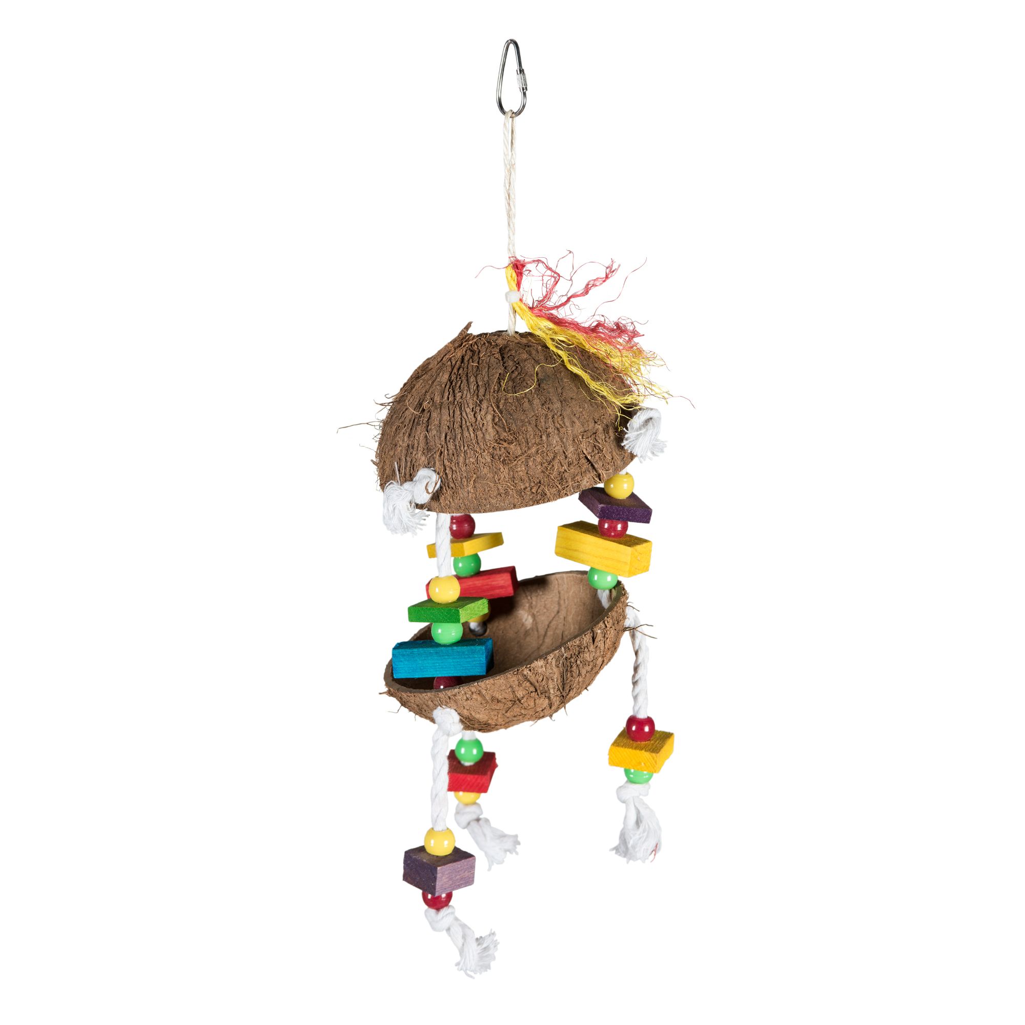 All Living Things Coconut Hut Bird Toy
