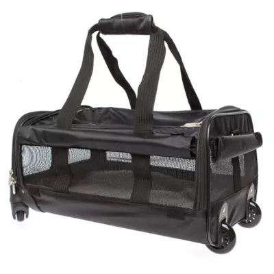 Sherpa Pet Carrier Ultimate On Wheels Black