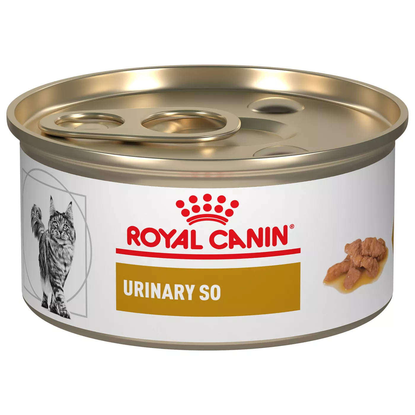 Product Royal Canin® Veterinary Diet Feline Urinary SO Adult Cat Morsels In Gravy Wet Food  3 oz can