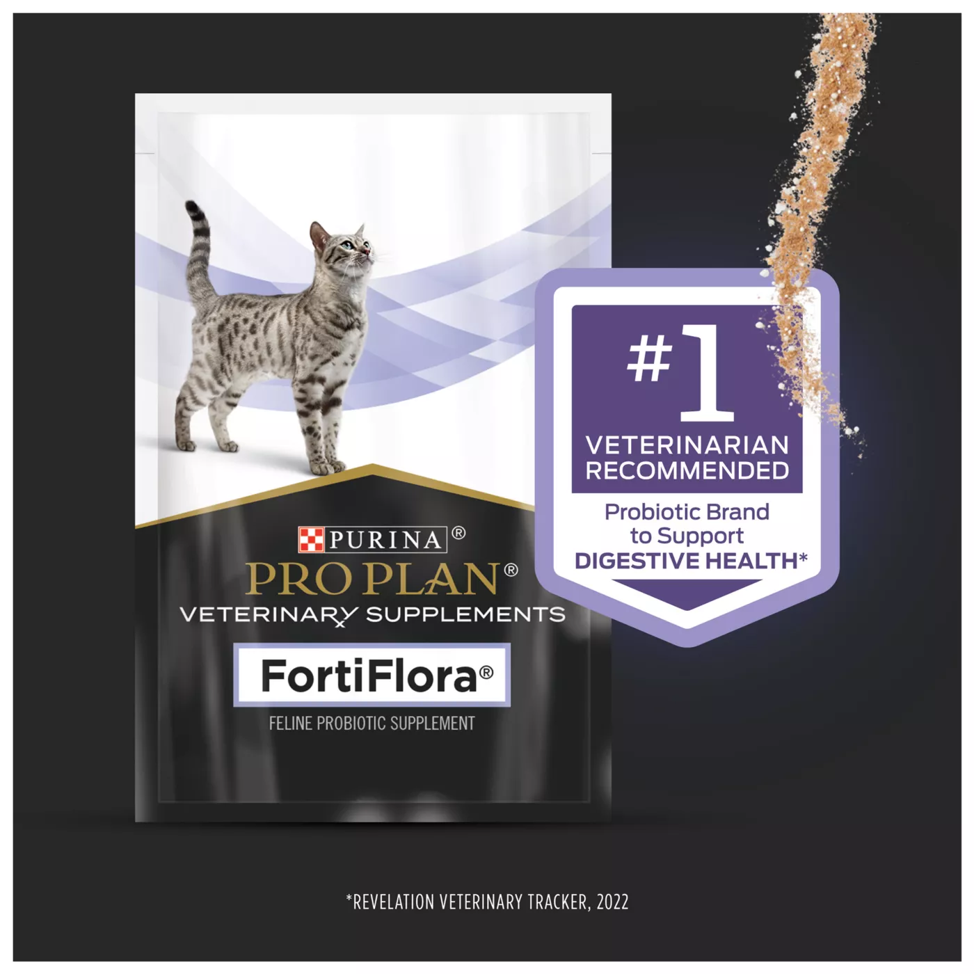 Purina Pro Plan Veterinary Supplements FortiFlora Cat Supplement 30 Count