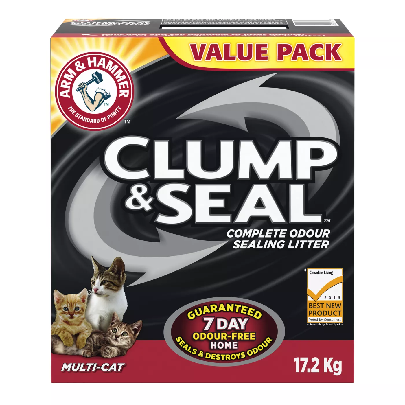 Arm Hammer Clump Seal Cat Litter Clumping Multi Cat