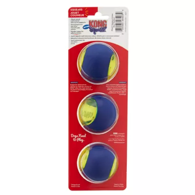 Product KONG® Squeezz™ Action Ball Dog Toys - 3 Pack