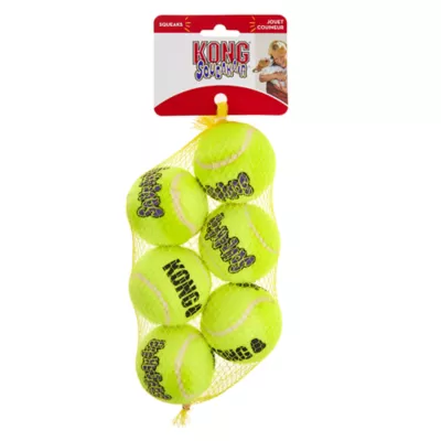 Product KONG® AirDog® Tennis Ball Set Squeaker Dog Toy - 6 Pack