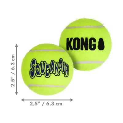 KONG® AirDog® Tennis Ball Set Squeaker Dog Toy - 6 Pack - Image 3