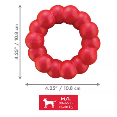 KONG® Rubber Ring Dog Toy - Image 3
