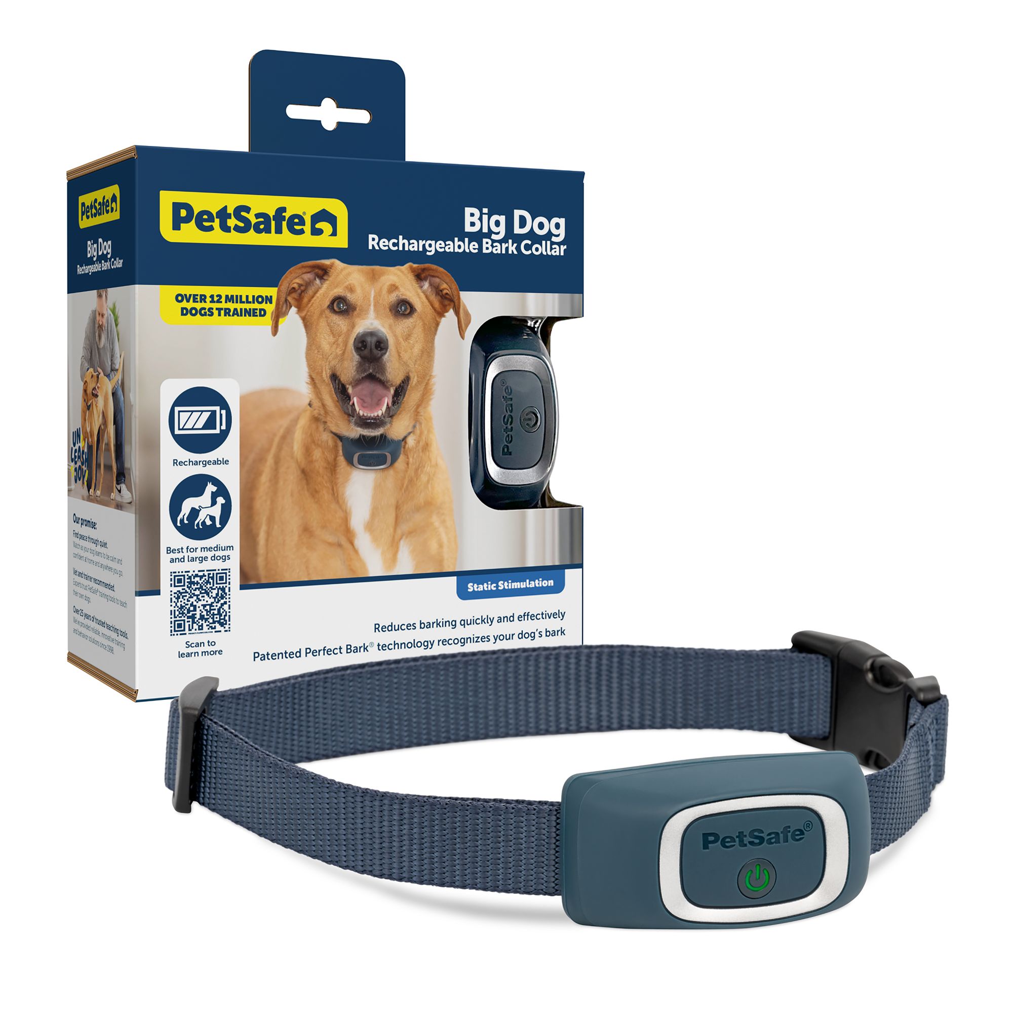 PetSafe Rechargeable Bark Control Collar Navy