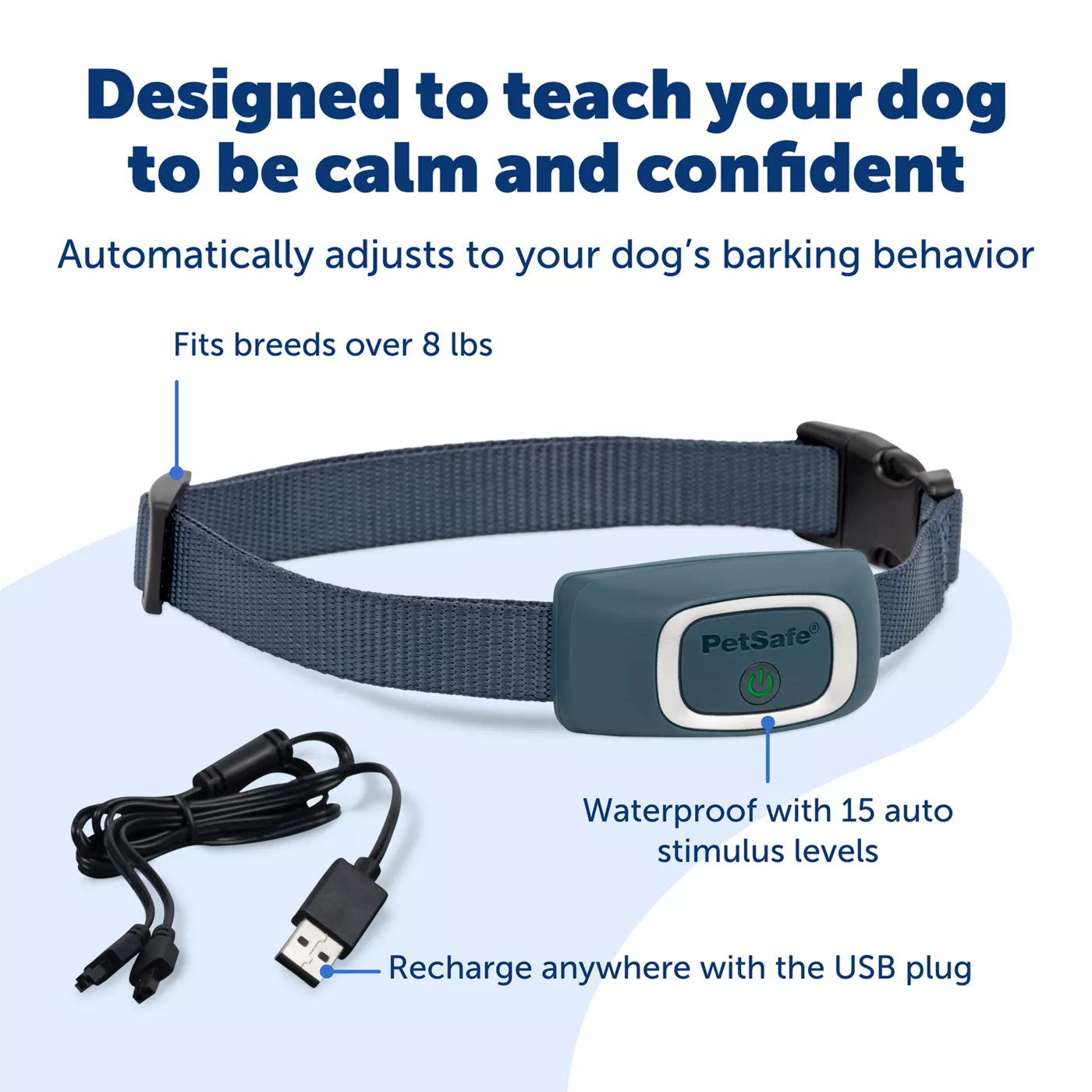 Static shops correction dog collar