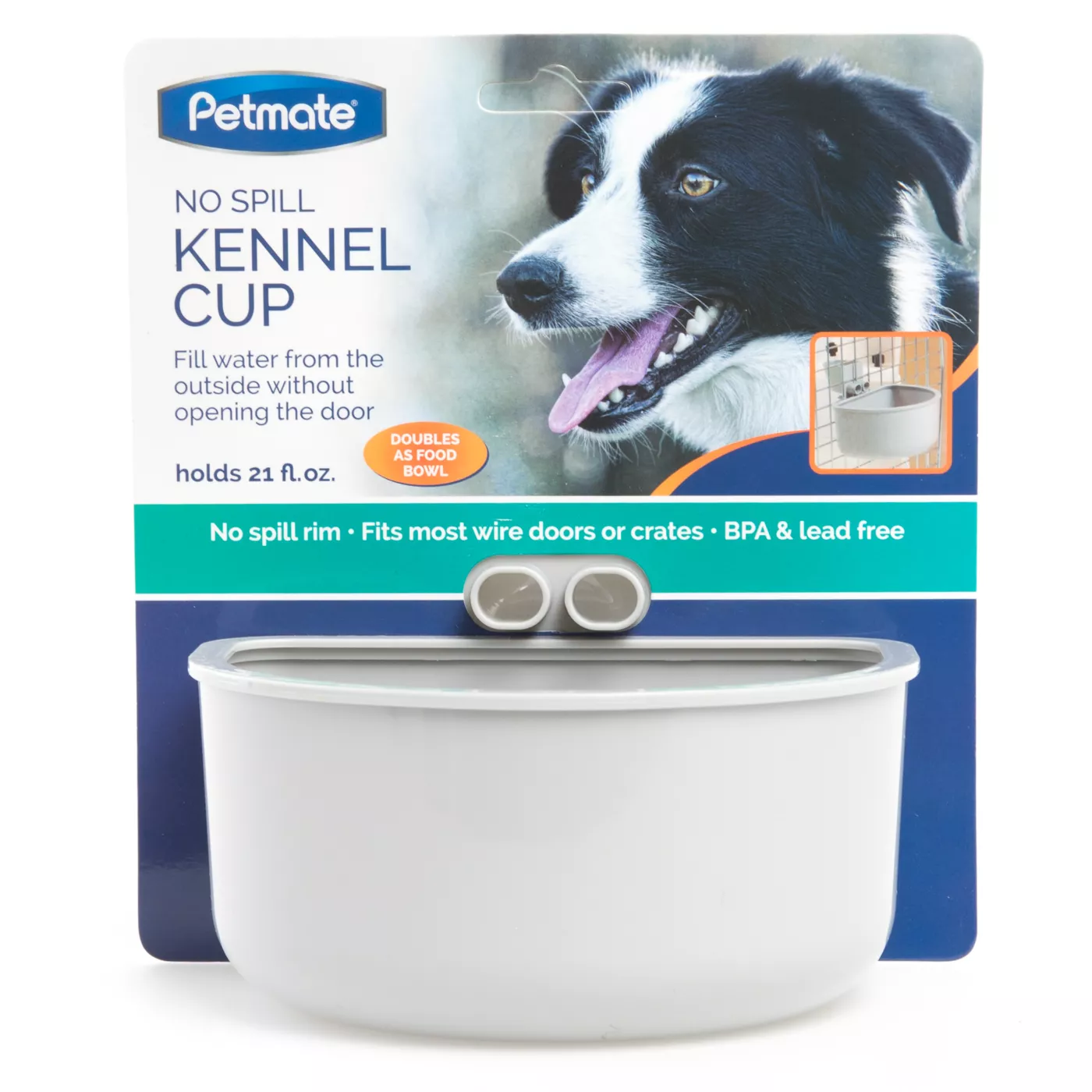 Spill free orders dog bowl