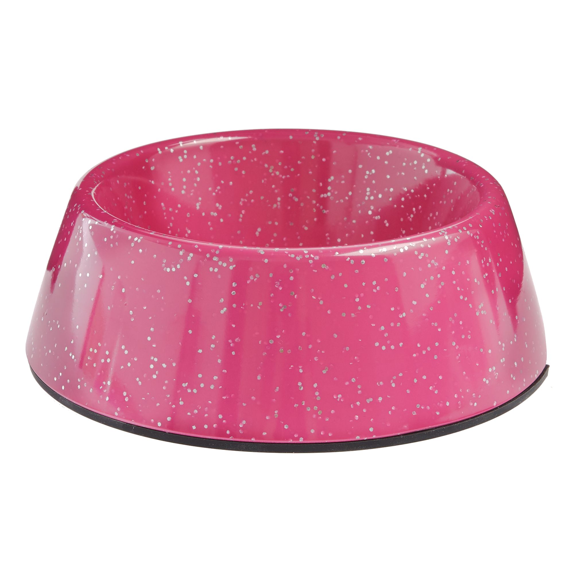 pink dog dish