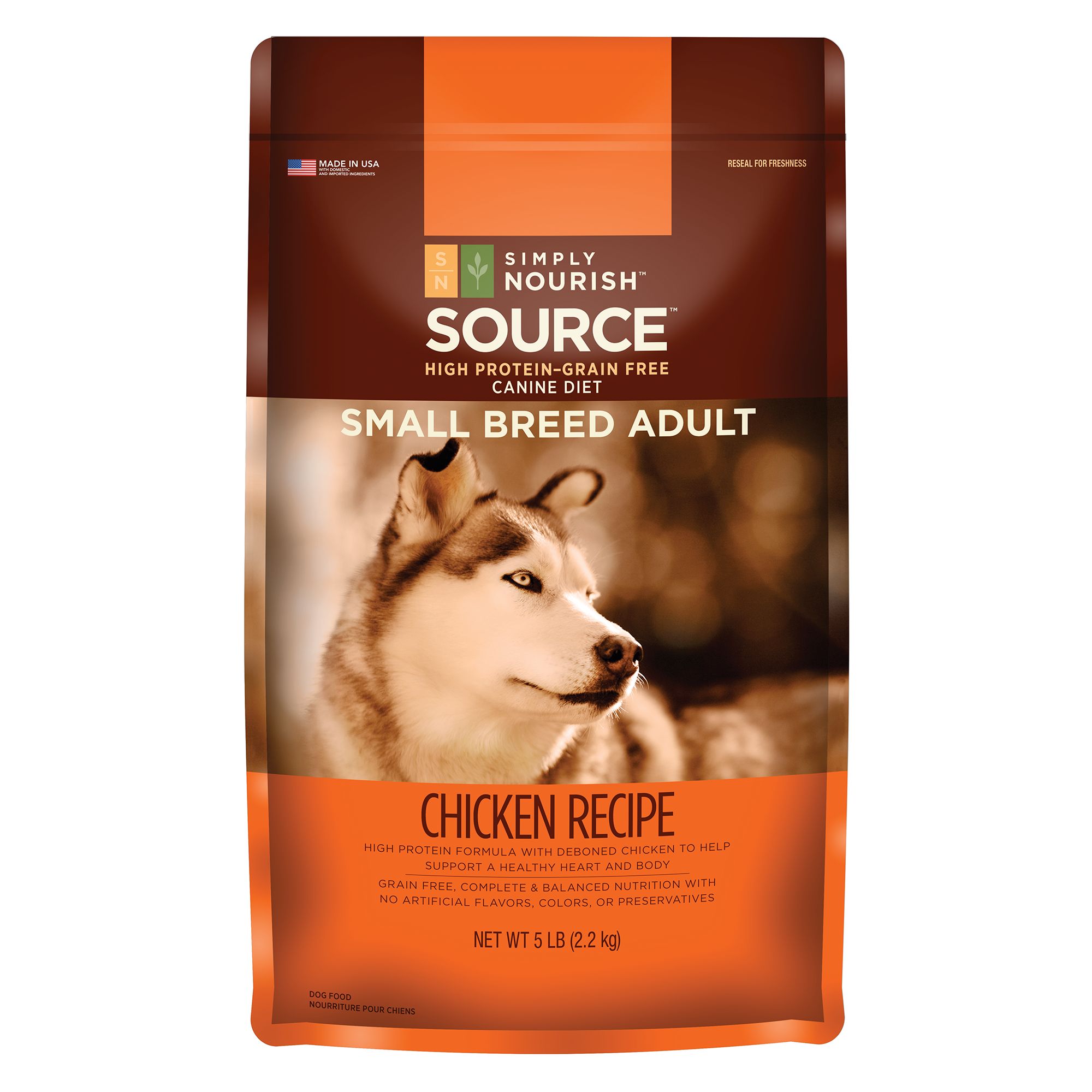 Simply Nourish™ Source Small Breed Adult Dog Food Natural, Grain Free