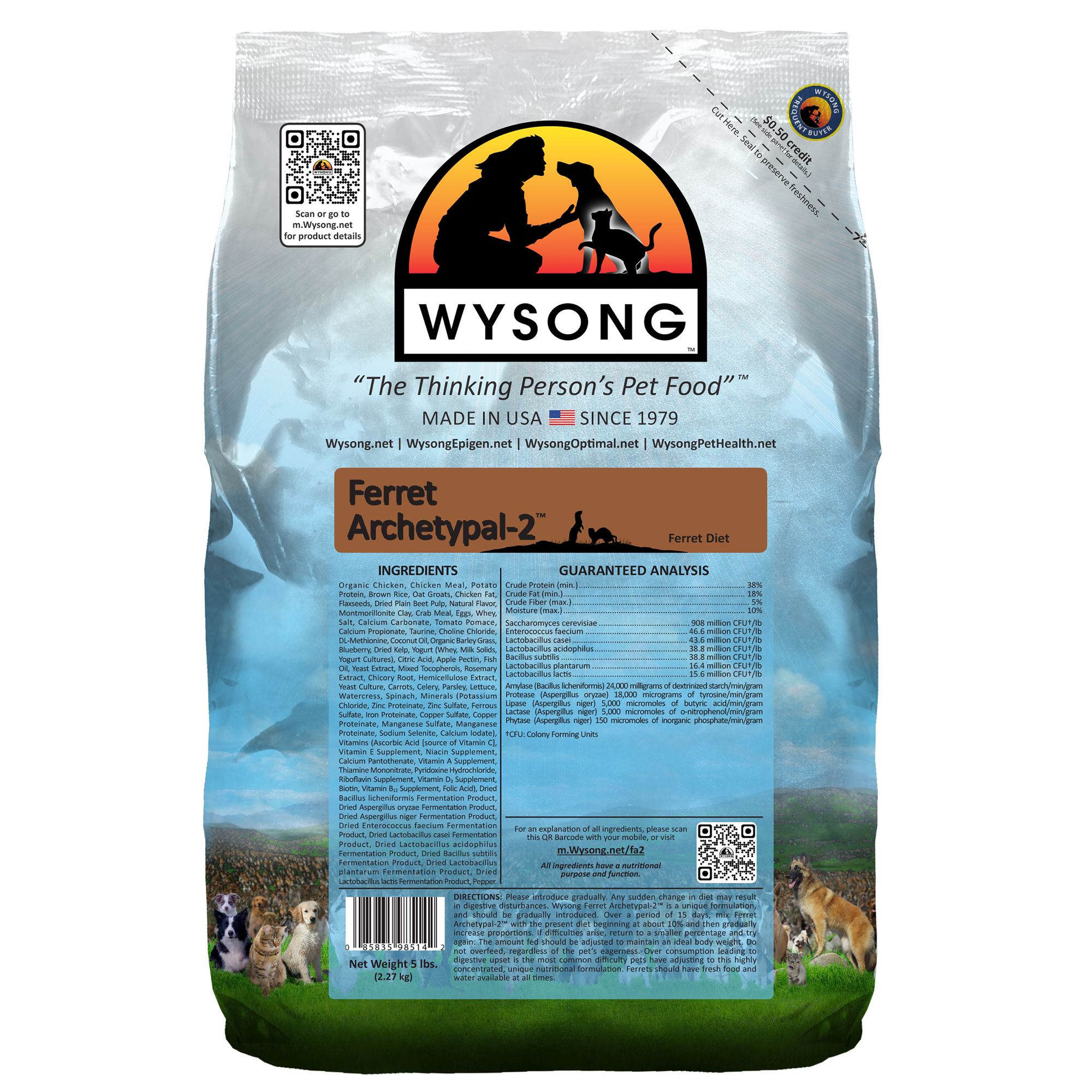 wysong ferret food