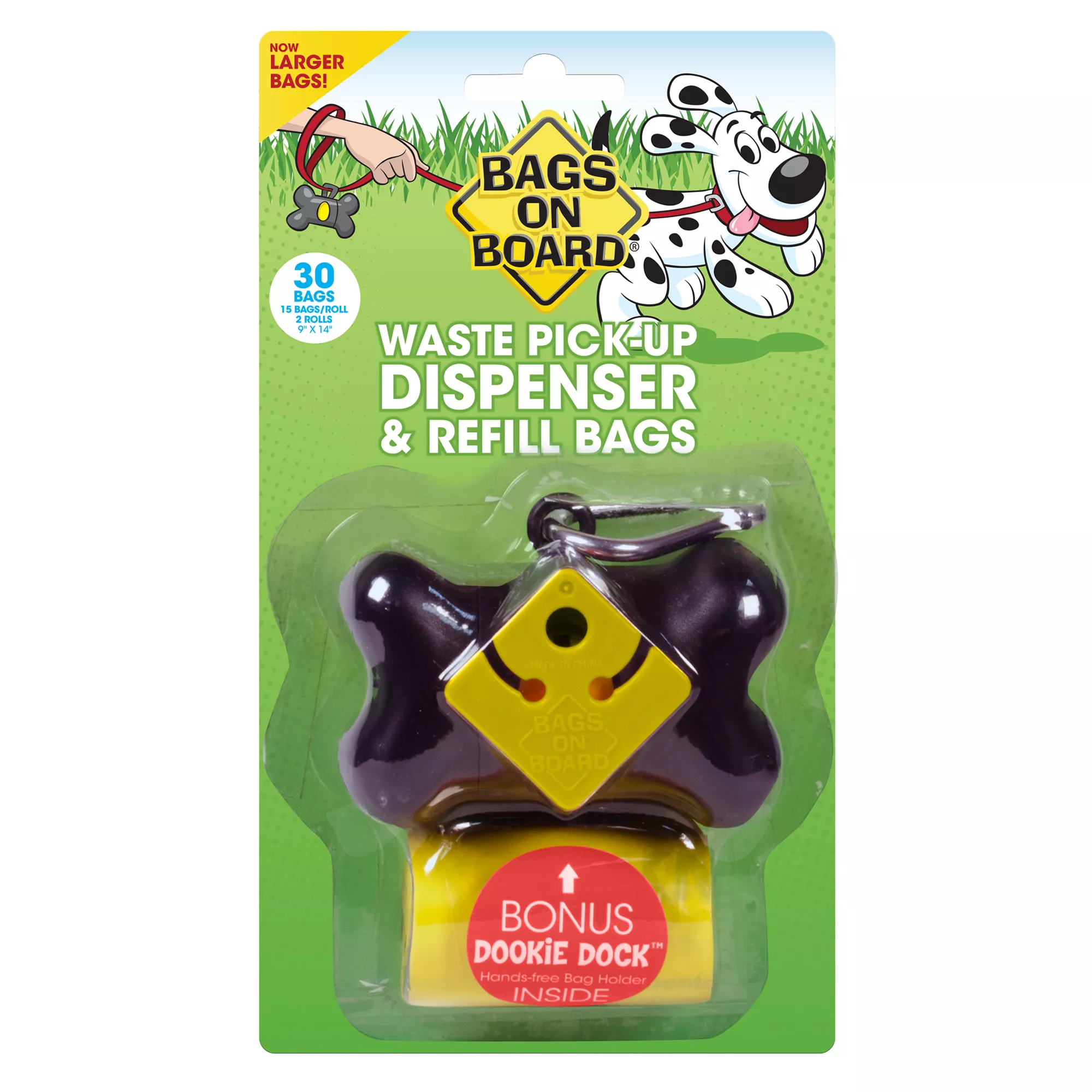 Bags on Board® Bone Pet Poop Bag Dispenser